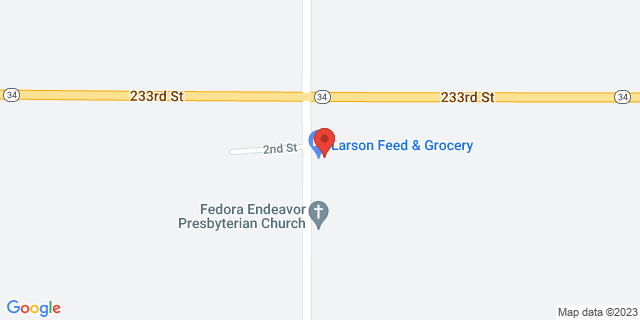 23304 421St Ave, Fedora, South Dakota, SD, 57337-9998 Map