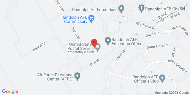 355 B St W Ste 3, Jbsa Randolph, Texas, TX, 78150-9998 Map