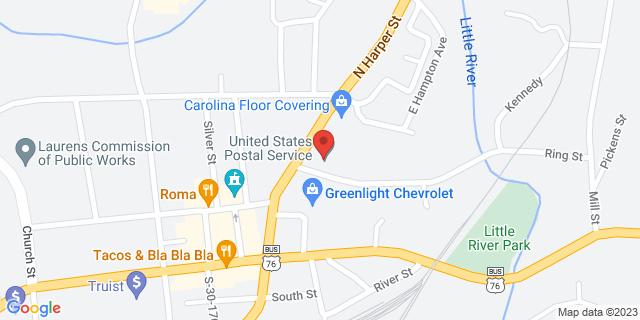 302 N Harper St, Laurens, South Carolina, SC, 29360-9998 Map