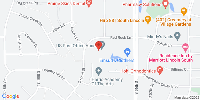 5301 Red Rock Ln, Lincoln, Nebraska, NE, 68516-9998 Map