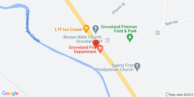 7426 Groveland Station Rd, Groveland, New York, NY, 14462-9998 Map