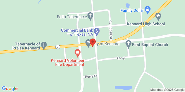 312 W Main St, Kennard, Texas, TX, 75847-9998 Map