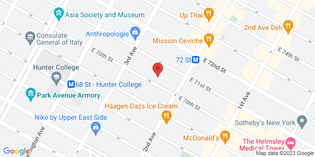 217 E 70Th St, New York, New York, NY, 10021-9998 Map