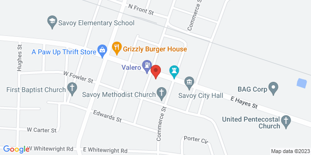 301 E Hayes St, Savoy, Texas, TX, 75479-9998 Map