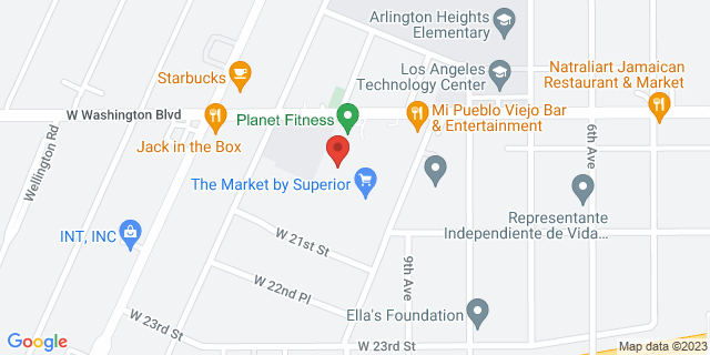 4040 W Washington Blvd Frnt, Los Angeles, California, CA, 90018-1067 Map