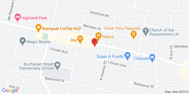 5132 York Blvd, Los Angeles, California, CA, 90042-9997 Map