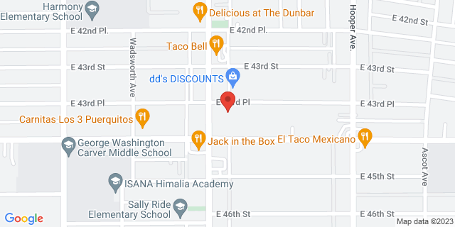 4352 S Central Ave, Los Angeles, California, CA, 90011-9998 Map