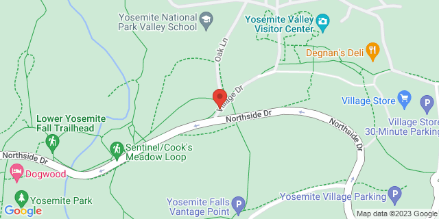 9017 Village Dr, Yosemite National Park, California, CA, 95389-9998 Map