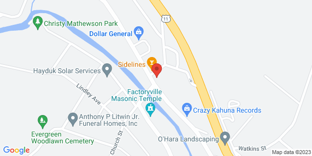 102 College Ave, Factoryville, Pennsylvania, PA, 18419-9998 Map