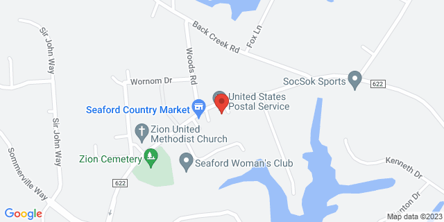 2300 Seaford Rd, Seaford, Virginia, VA, 23696-9998 Map