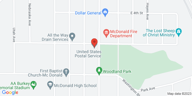 500 Ohio Ave, Mc Donald, Ohio, OH, 44437-9998 Map