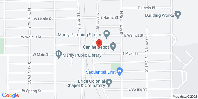 110 E Main St, Manly, Iowa, IA, 50456-7717 Map