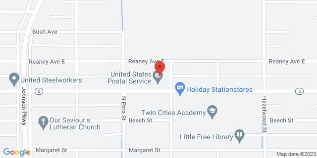 1425 Minnehaha Ave E, Saint Paul, Minnesota, MN, 55106-4800 Map