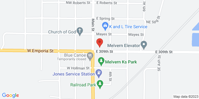 118 Ne Emporia St, Melvern, Kansas, KS, 66510-9998 Map