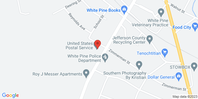 1559 Main St, White Pine, Tennessee, TN, 37890-9998 Map