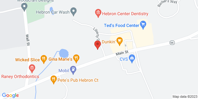 93 Main St, Hebron, Connecticut, CT, 06248-9998 Map