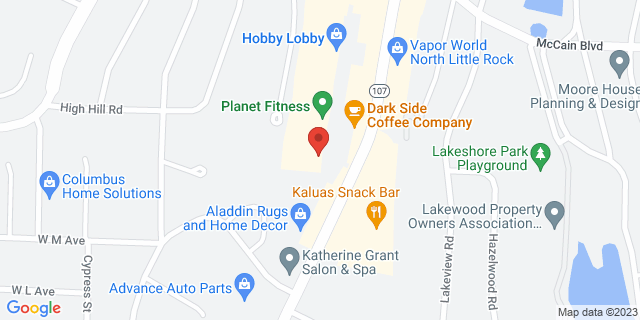 4601 John F Kennedy Blvd, North Little Rock, Arkansas, AR, 72116-9998 Map