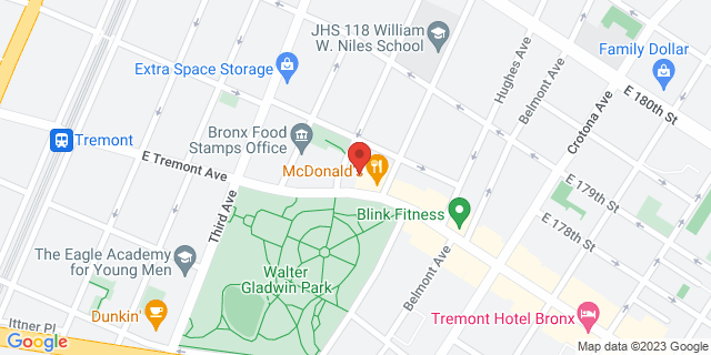 575 E Tremont Ave, Bronx, New York, NY, 10457-9998 Map