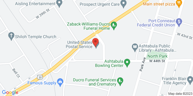 4307 Station Ave, Ashtabula, Ohio, OH, 44004-9998 Map