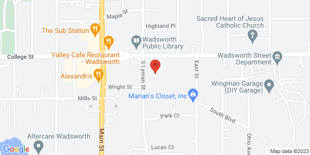 165 Broad St, Wadsworth, Ohio, OH, 44281-2188 Map