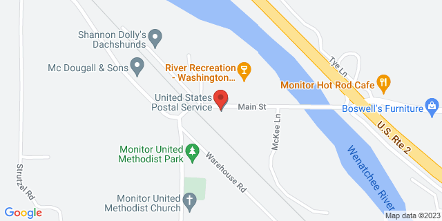 3160 Main St, Monitor, Washington, WA, 98836-9800 Map