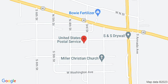 301 W Cummings Ave, Miller, Nebraska, NE, 68858-2065 Map