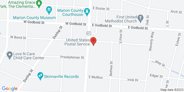 201 S Main St, Marion, South Carolina, SC, 29571-9998 Map