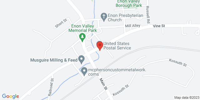 7150 Vine St, Enon Valley, Pennsylvania, PA, 16120-9800 Map