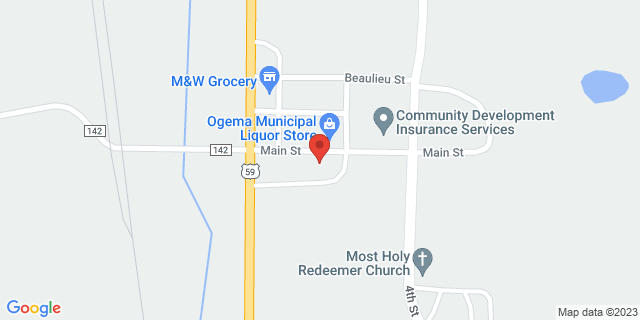 412 Main St E, Ogema, Minnesota, MN, 56569-9998 Map