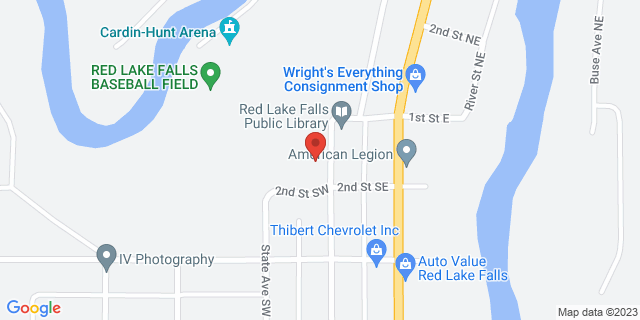 118 Champagne Ave Sw, Red Lake Falls, Minnesota, MN, 56750-9998 Map