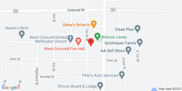 251 W Main St, West Concord, Minnesota, MN, 55985-2003 Map