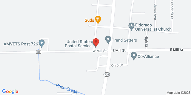 100 N Maple St, Eldorado, Ohio, OH, 45321-9998 Map