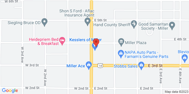 320 N Broadway Ave, Miller, South Dakota, SD, 57362-9998 Map