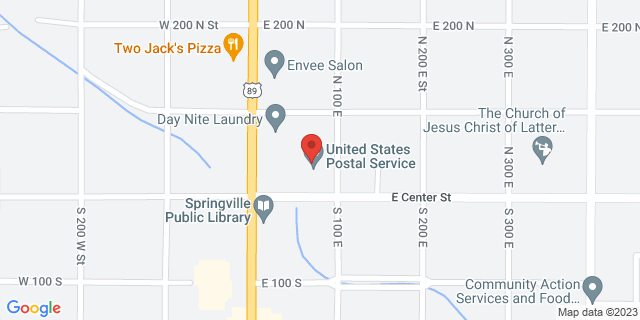 75 E Center St, Springville, Utah, UT, 84663-6300 Map