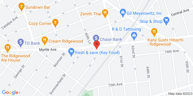 6060 Myrtle Ave, Ridgewood, New York, NY, 11385-9997 Map