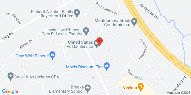 354 N Lewis Rd, Royersford, Pennsylvania, PA, 19468-9998 Map