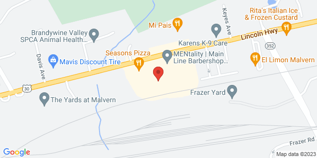 490 Lancaster Ave Ste 15, Malvern, Pennsylvania, PA, 19355-9997 Map