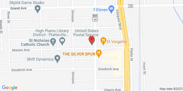 400 Marion St, Platteville, Colorado, CO, 80651-9998 Map