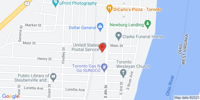 106 S 4Th St, Toronto, Ohio, OH, 43964-9998 Map