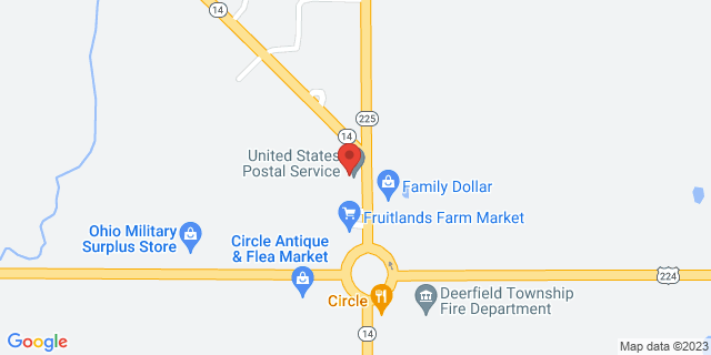 1365 State Route 14, Deerfield, Ohio, OH, 44411-9800 Map