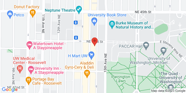 4244 University Way Ne, Seattle, Washington, WA, 98105-9998 Map