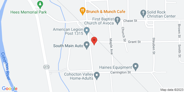 44 S Main St, Avoca, New York, NY, 14809-9998 Map