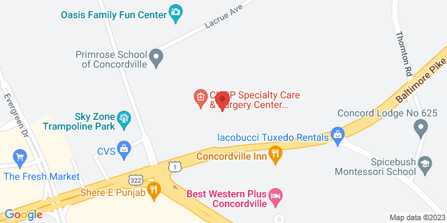 817 Baltimore Pike, Concordville, Pennsylvania, PA, 19331-9998 Map