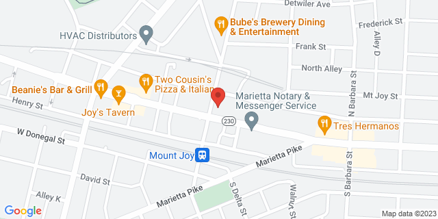 1 E Main St, Mount Joy, Pennsylvania, PA, 17552-9998 Map