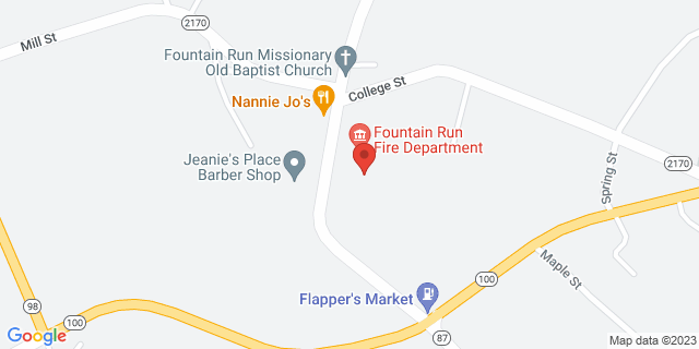 200 Main St, Fountain Run, Kentucky, KY, 42133-9998 Map