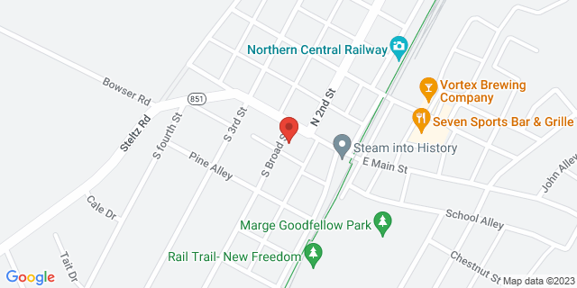 5 S Broad St, New Freedom, Pennsylvania, PA, 17349-9998 Map