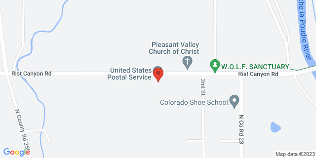 5301 Rist Canyon Rd, Bellvue, Colorado, CO, 80512-6036 Map