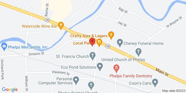 6 Church St, Phelps, New York, NY, 14532-9998 Map