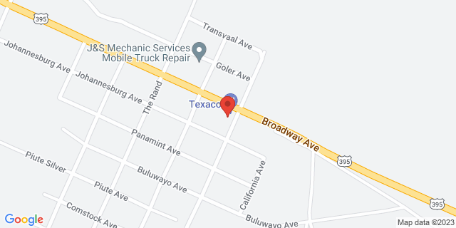 515 Broadway Ave, Johannesburg, California, CA, 93528-9997 Map