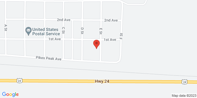 135 E 1St Ave, Bethune, Colorado, CO, 80805-9637 Map